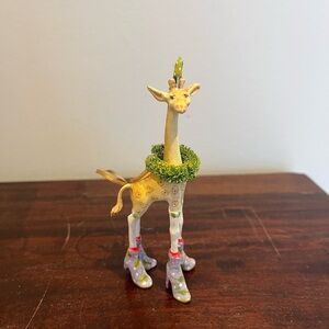 MacKenzie-Childs Patience Brewster Jambo George AND Janet Giraffe ornaments